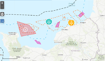 Ma carte de l’éolien en Manche